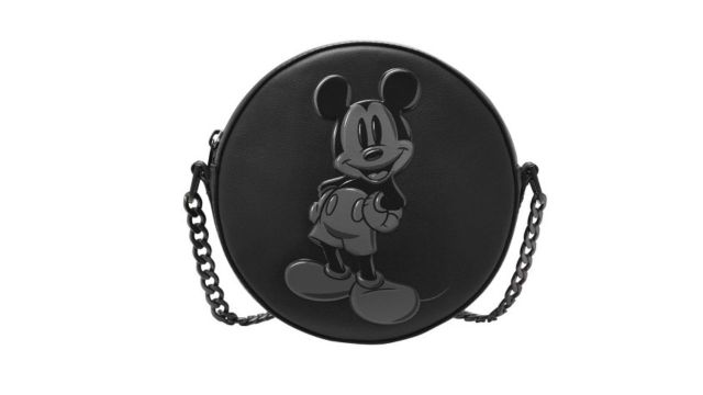 Fossil Mickey Mouse Textured Leather Structured Sling Bag