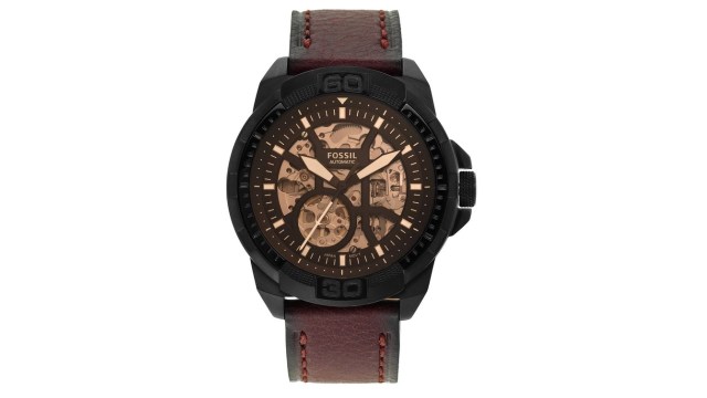FossilMen Brown Analogue Automatic Motion Powered Watch ME3219
