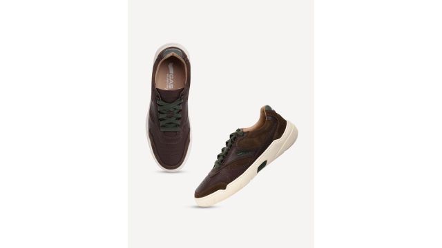 GAS Men Leather Sneakers (Tan)