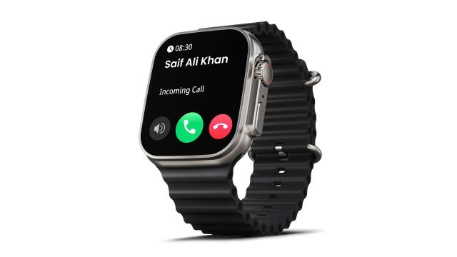 GOBOULT Crown 1.95'' Screen, Working Crown, Zinc Alloy Frame Smartwatch