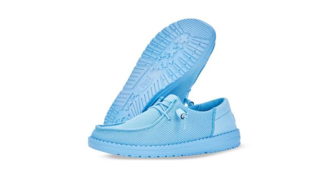 HEYDUDE Women Wendy Funk Mono Woven Design Slip-on Stretch-Lace Loafers