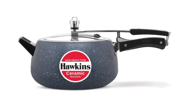 Hawkins Ceramic Nonstick 5 L Inner Lid Pressure Cooker