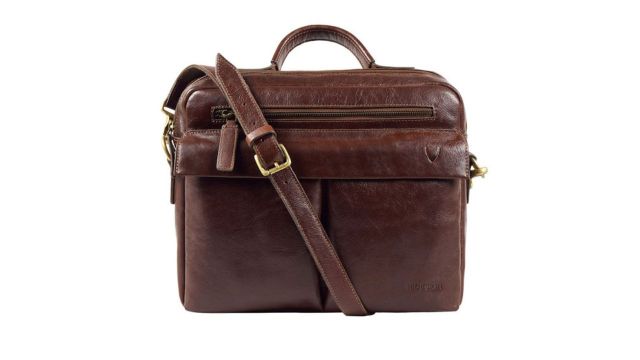 Hidesign Men Leather Laptop Bag