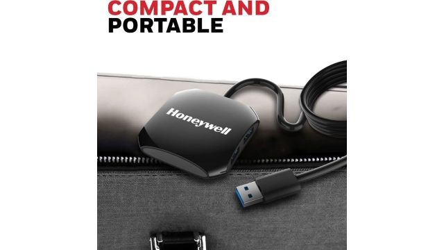 Honeywell Momentum 4‑Port USB 3.0 Hub (1.2 m cable)