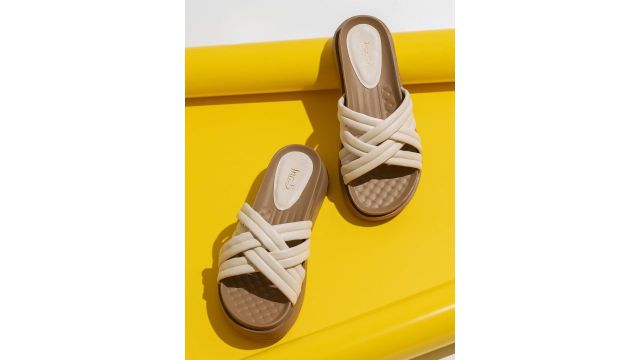 Inc 5 Textured Open Toe Comfort Heels