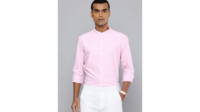Indian Terrain Classic Slim Fit Pure Cotton Casual Shirt