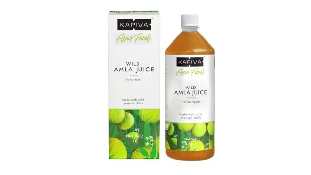 Kapiva Ayur Foods Wild Amla Juice for Hair Health - 1L