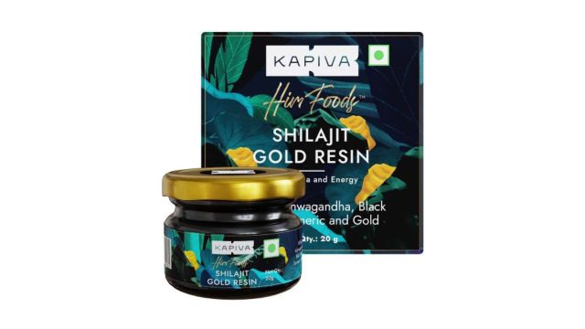 Kapiva Him Foods Shilajit Gold Resin with Ashwagandha & Haldi - 20 g