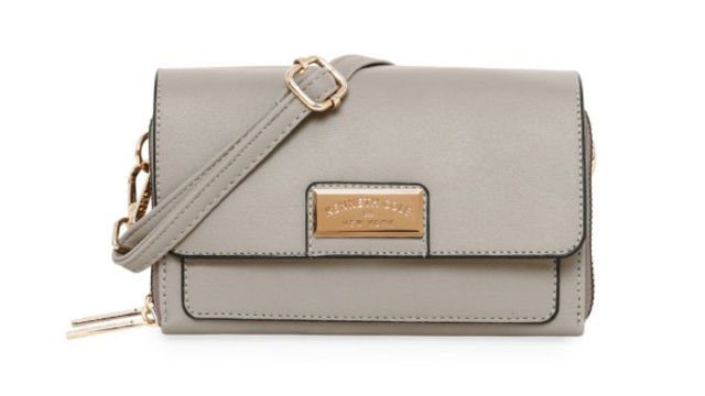 Kenneth Cole Women PU Structured Sling Bag