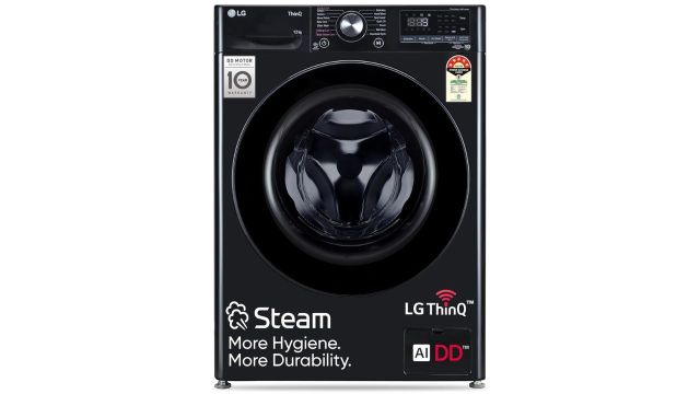 LG 12 kg, 5-Star, AI Direct Drive, Wi‑Fi, Steam (Front Load)