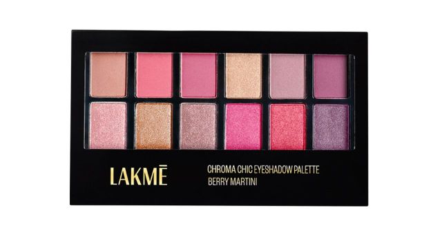 LakmeGlitterati Chroma Chic Eye Shadow Palette - Smokin Glam - 12 g