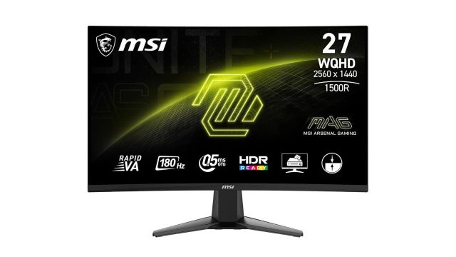 MSI MAG 27CQ6F 27 Inch 2K WQHD Curved Gaming Monitor