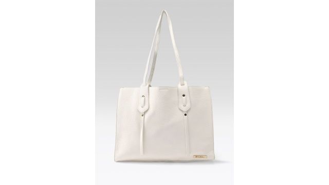 Mast & Harbour Textured Structured Shoulder Bag
