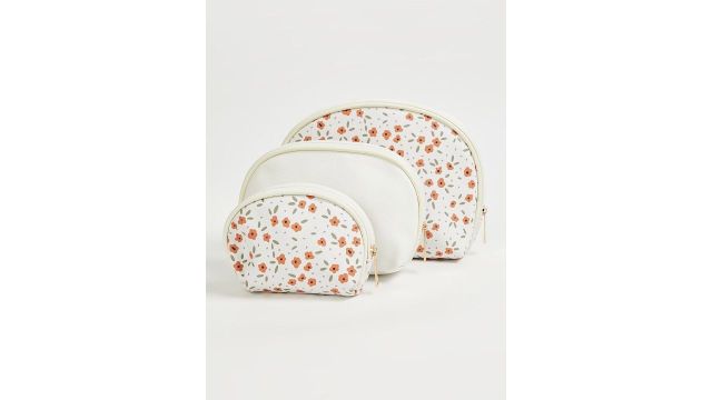 Max Set Of 3 Textured Pouches