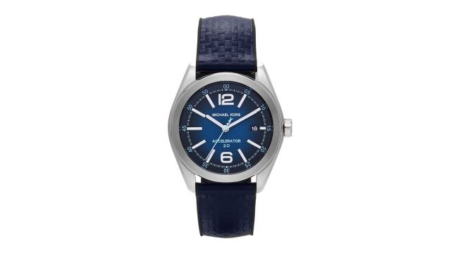 Michael Kors Men Accelerator 2.0 Textured Analogue Watch MK9174I-Blue
