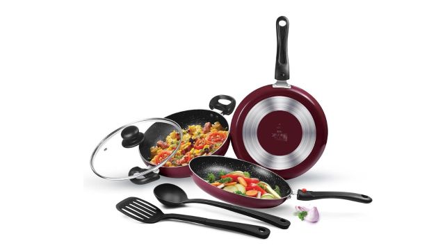 Milton Pro Cook Kitchen Pride Non-Stick Cookware Set of 5