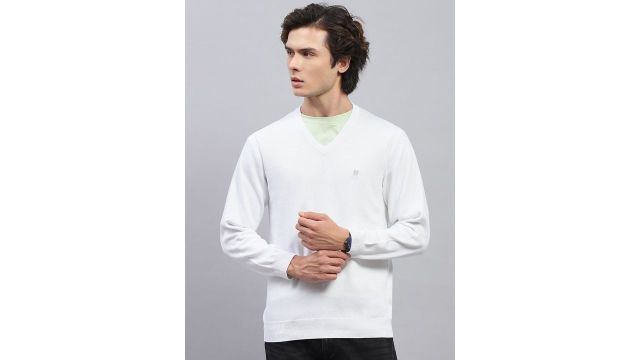 Monte Carlo Men Long Sleeves Cotton Pullover