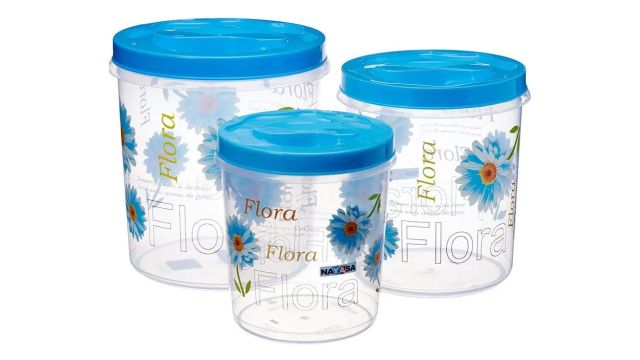 NAYASA Plastic Grocery Container - 7000 ml, 10000 ml, 5000 ml