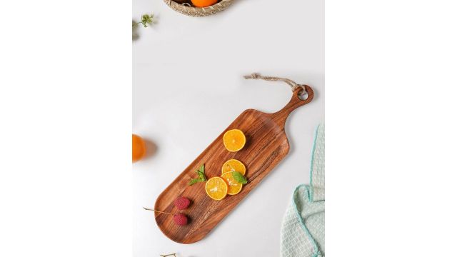 Nestasia Long Wooden Bread Board With Handle