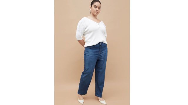 Nexus by Lifestyle Relaxed Fit Plus Size Jeans (Blue, Non‑Stretch)