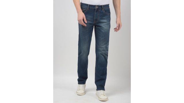 Numero Uno Men Slim Fit Light Fade Stretchable Mid-Rise Jeans