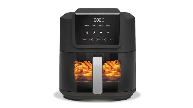 Nutricook 5 Litre Air Fryer Slim with Clear Window