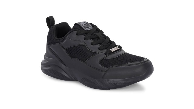 OFF LIMITS Men Mesh Running Non‑Marking Shoes (Black)