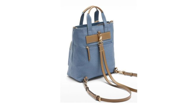 PARFOIS Women Weave Textured Convertible Backpack