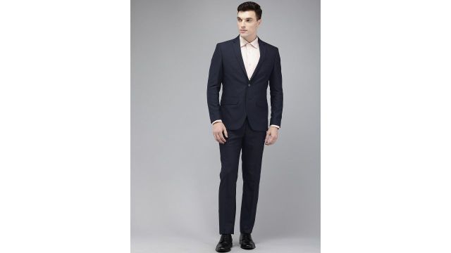 Park Avenue Slim Fit Notched Lapel Single-Breasted 2 Piece Formal Suits