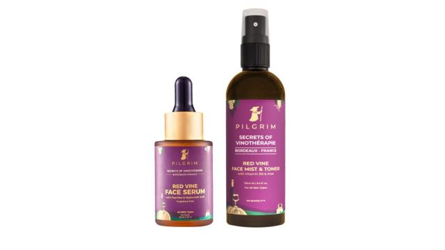 Pilgrim Ultimate Anti‑Ageing & Hydrating Combo Kit with Red Vine (120 ml)