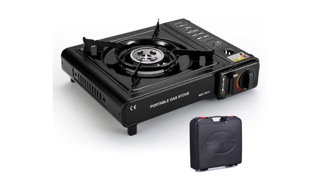 Portable Camping Stove With Carrying Case