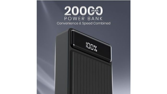 Portronics Luxcell Bind Mini 20K 20000mAh Power Bank With 22.5W Fast Charging