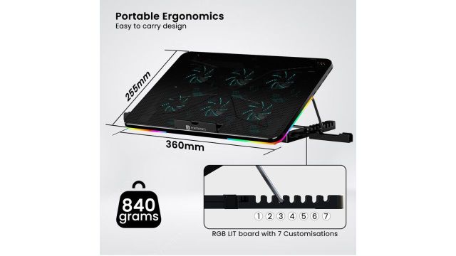 Portronics My Buddy Air Cooling Pad