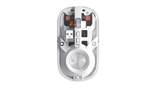 Portronics Toad 8 Transparent Wireless Bluetooth Mouse