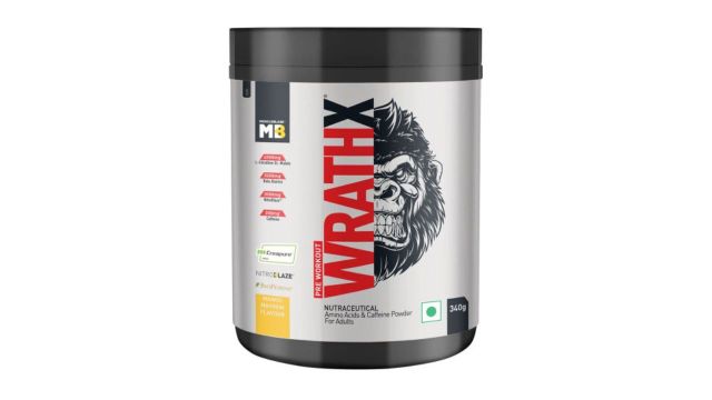 Pre Workout WrathX With Creapure & Nitroblaze (340 g, Mango Mayhem)