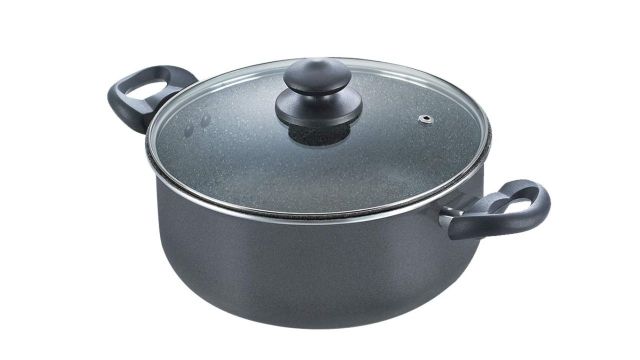 Prestige Omega Deluxe Granite Sauce Pan with Lid