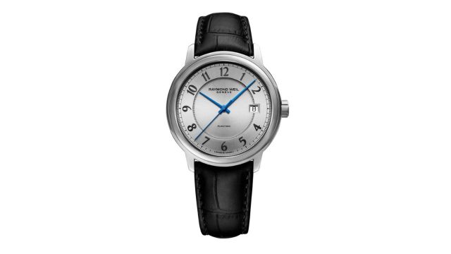 Raymond Weil Men Silver-Toned Dial Analogue Automatic Motion Powered Watch 2237-STC-05658