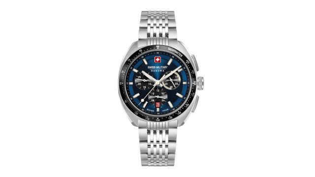 SWISS MILITARY HANOWA Men Round Dial Analogue + Digital (Swiss Made)