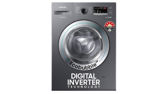 Samsung 7 kg, 5 star, EcoBubble Technology, Hygiene Steam with Inbuilt Heater, Digital Inverter, Fully-Automatic Front Load Washing Machine