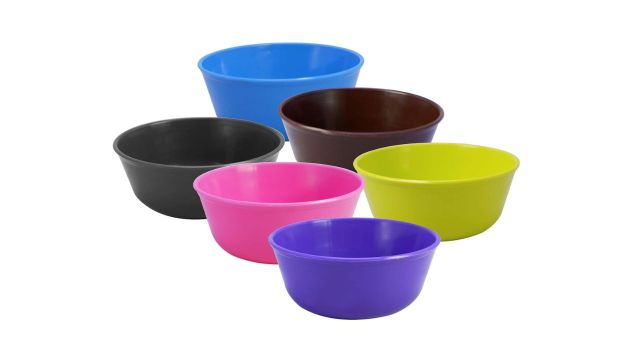 Sigma 500 Microwave-Safe Multipurpose Plastic Bowl Set (6 pcs, 450 ml each)