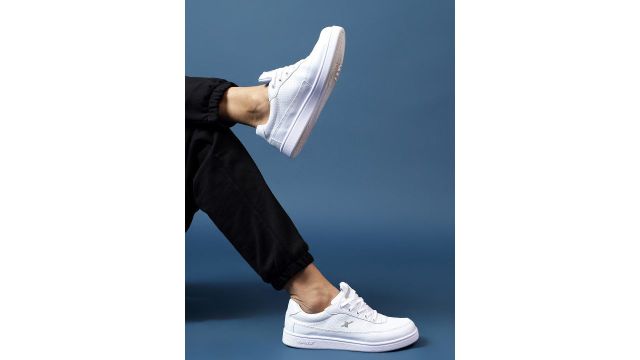 Sparx Men White Sneakers