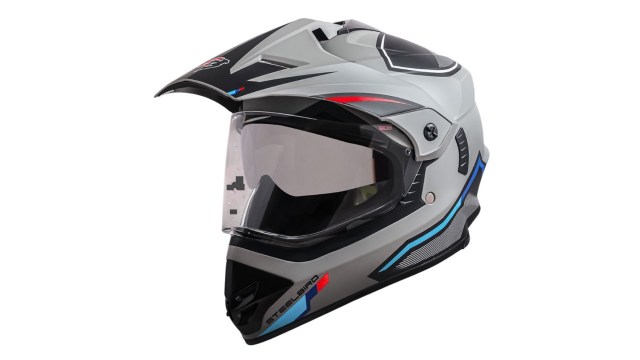 SteelbirdSBH 13 ISS Racer Double Visor Full Face Helmet