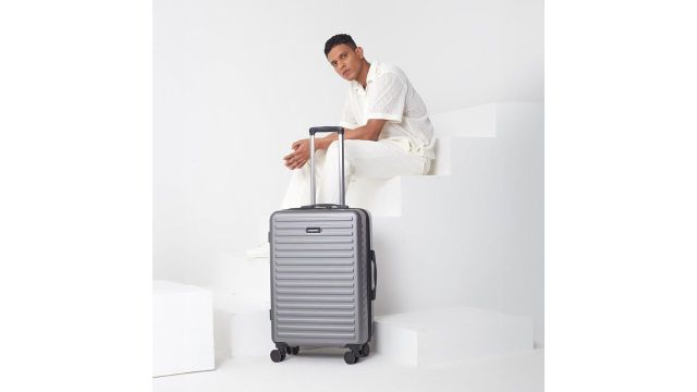 THE ASSEMBLY Medium Check In Luggage - Stark