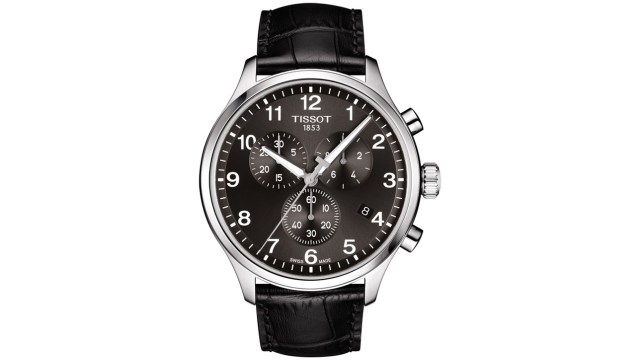 TISSOT Men Black Chrono XL Classic Swiss Chronograph Watch T1166171605700