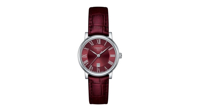 TISSOTWomen Maroon Analogue Watch T1222101637300