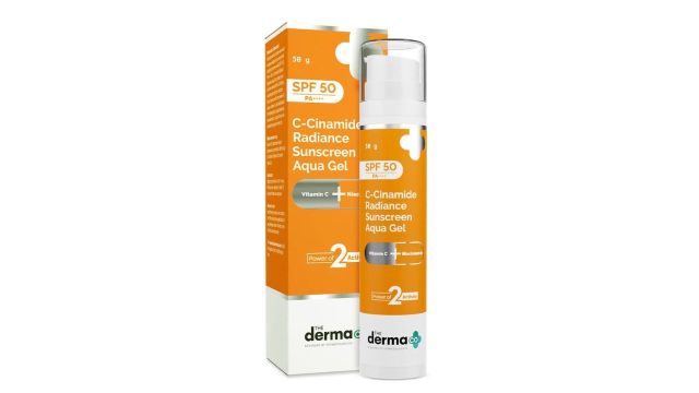 The Derma Co C-Cinamide Sunscreen Aqua Gel SPF 50