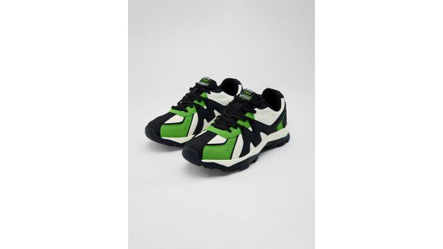 The Souled Store Men UBZ Fumes Toxic Colourblocked PU Sneakers