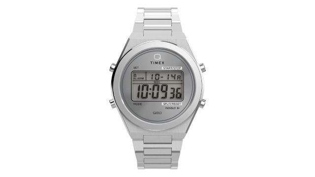 TimexMen Dial & Stainless Steel Bracelet Style Straps Digital Automatic Solar Powered Watch TW2Y09800UJ