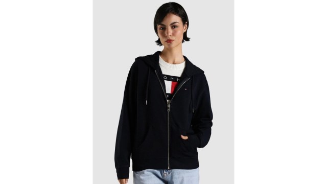 Tommy HilfigerWomen Hooded Front-Open Sweatshirt