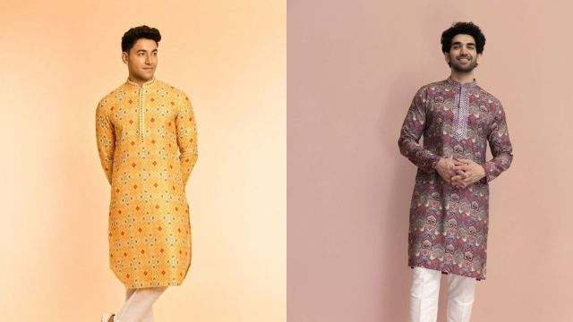Top Mirror Work Kurtas for Men to check out
